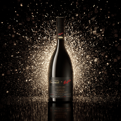 Champagne Thienot x Penfolds bottle