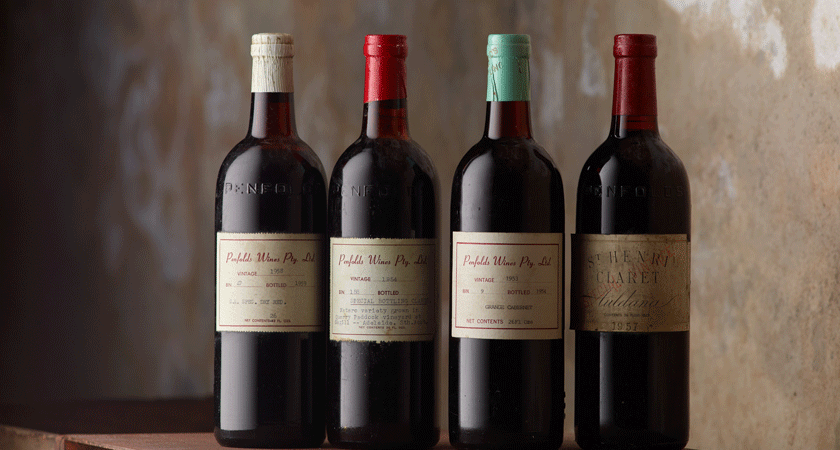 Heritage bottles of Grange