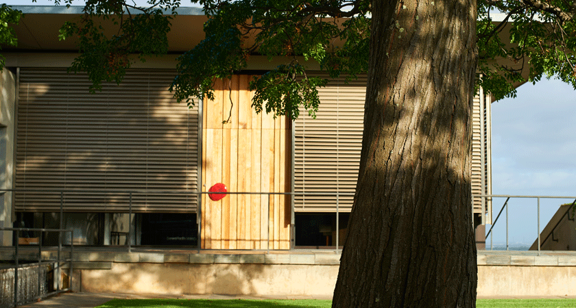 The entrance to Magill Estate Restaurant