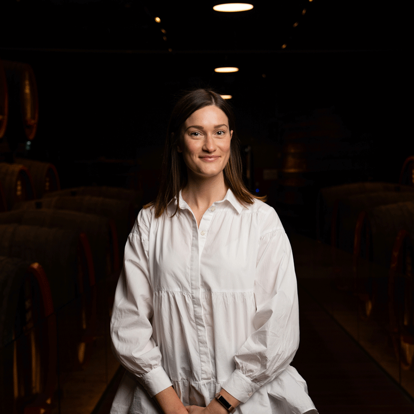 Shauna Bastow stands in the tunnel of Magill Estate