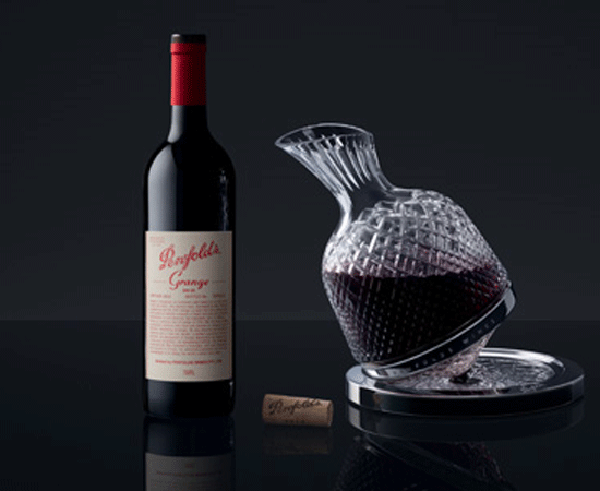 Saint-Louis Decanter Collaboration with Grange bottle