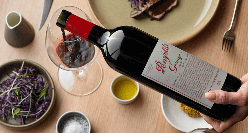 Enjoy Grange by the glass at Magill Estate Kitchen