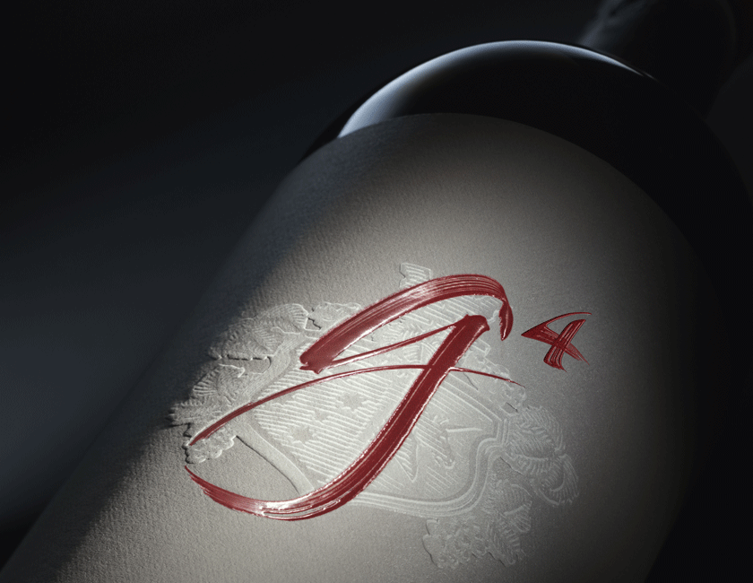 Close up Penfolds g4 label