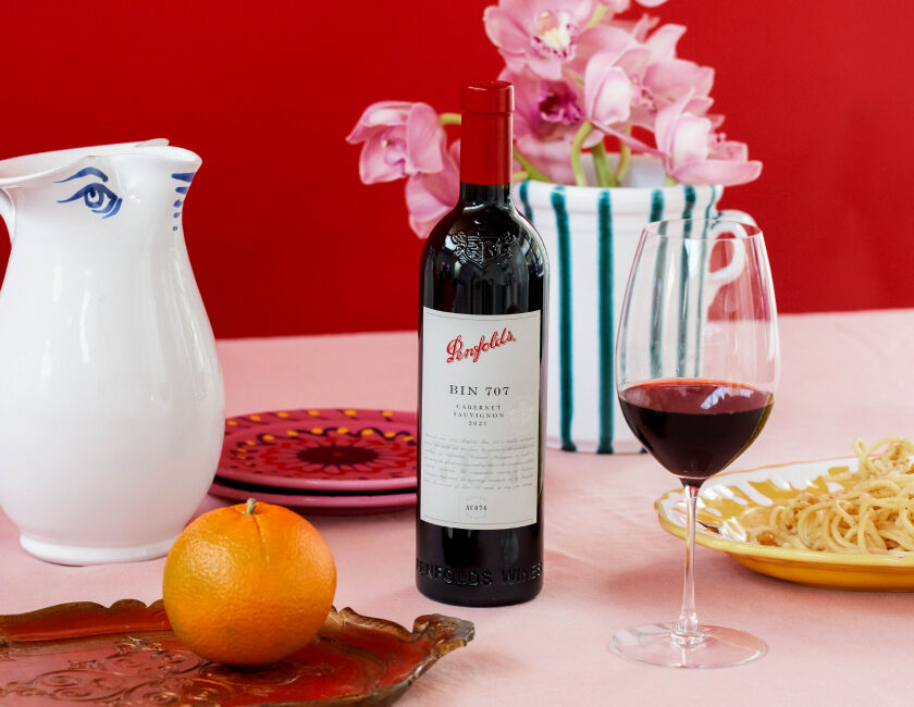 Penfolds Bin 707 on Tablescape